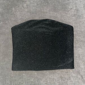 wild fable Black Bandeau Crop Top